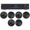 JBL VMA1240 240W 70v Amplifier+(6) JBL Black 8" Ceiling Speakers For Restaurant