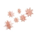 thumbnail image 1 of 1 Set Christmas Decorations Funny Exquisite Simple Shaped Hanging Christmas Decorations Style Stereo Indoor Hanging Prop Festival Adornment Decor for Scene Layout Pink, 1 of 6
