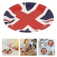 thumbnail image 6 of FRCOLOR Durable UK Flag Pattern Paper Plates for Parties 16pcs Multi Colored Lightweight Disposable Tableware, 6 of 7