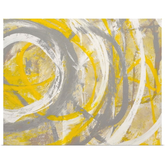 Great BIG Canvas | Rolled Erin Ashley Poster Print entitled Yellow Aura