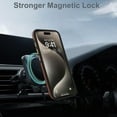 thumbnail image 6 of JTCASES for iPhone 12 Pro Max Magnetic Case Support Wireless Charging, Car Mount, Thin Lightweight Rugged Shockproof Shell Anti-yellow Clear Silicone Frame, Orange, 6 of 7