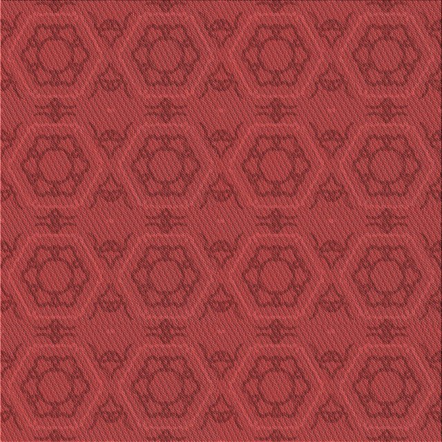Ahgly Company Tapis d'Intérieur Lavable en Machine Carré Rouge Transitionnel, 5 Pieds Carré