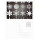 thumbnail image 1 of Feliz Navidad copo de nieve de ilustración Set cumpleaños gracias tarjeta postal correo lado 20pcs, 1 of 3