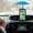 Blue BU, variant on AuroraX Car Phone Mount Sunshade Car Windshield Sunshade UV Protection Foldable Anti-Glare Heat Shield Car Accessories Black