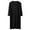 Black, variant on Men's Sleeping Robe Cardigan Loose Bathrobe Nightgown Casual Mens Loungewear Sets Home Wear Comfortable Pajamas Black,L
