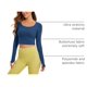 thumbnail image 4 of Remera Crop Top de Manga Larga Butterluxe CRZ YOGA Azul Marino XS, 4 of 4