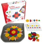 Edx Education FunPlay Pattern Blocks Assorted Colors Set of 60 (CTU22014)