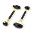thumbnail image 2 of Obsidian Brass Face Massager Facial Rollers Golden 142~150x54~58x19~22mm, 2 of 2