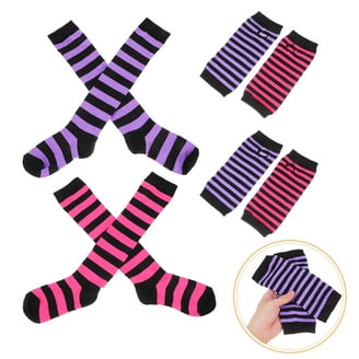 Acrylic skeleton arm warmer 449-BLACK-WHITE - Walmart.com