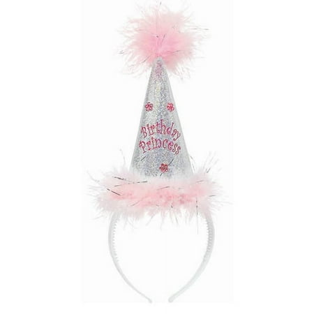 Birthday Princess Deluxe Holographic Headband (1ct)