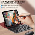 thumbnail image 2 of for Samsung Galaxy Z Fold 7 6 5 4 3 Shockproof Case With Keyboard and Mouse, Portable Bluetooth Keyboard with Leather Case and Capacitive Pen, 4 in 1 Set for Z Fold7 6 5 4 3 Accessories,Red, 2 of 7