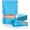 Blue, variant on Zhuge 100 Pack 3.5" x 5.1" Smell Proof Bags, Resealable Bags with Matte Window, Foil Pouch Stand Up Sealable Bags for Packaging,Blue