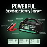 Battery Tender 15 AMP Battery Charger and Maintainer - 12V Switchable 15 AMP / 8 AMP / 2 AMP - Selectable Chemistry Standard AGM Gel Lithium Battery- 022-0234-DL-WH