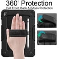 thumbnail image 5 of iPad 7.9 Inch Mini 4 2015 Mini 5 2019 [ Mini 4th / 5th Gen ] A1538 A1550 A2133 A2124 A2126 A2125 Built-in Kick Stand Heavy Duty Rugged Case - Black, 5 of 8