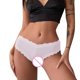 thumbnail image 5 of Gibobby Pantaletas Invisibles para mujer Bragas de malla de encaje floral sexy para mujer Ropa interior de talla grande transparente ahuecada de tiro bajo(Blanco,XL), 5 of 5