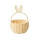 thumbnail image 2 of Fasiaou Eggs Easter Basket Stuffers Easter Decorations Easter Woven Bunny Basket Long Ears Bunny Storage Basket Tote Bag Easter Eggs Storage Basket Kids Gift Storage Tote Bag, 2 of 8
