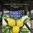 thumbnail image 3 of High Precision Body Weight Scale Smart Bathroom Scales with Large LCD Display(400lbs),Decorative for Bedroom-Lemon Yellow Limon Fruits Picture, 3 of 4