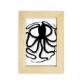 thumbnail image 1 of Black Octopus Marine Life Pattern Desktop Display Photo Frame Picture Art Painting 5x7 inch, 1 of 3