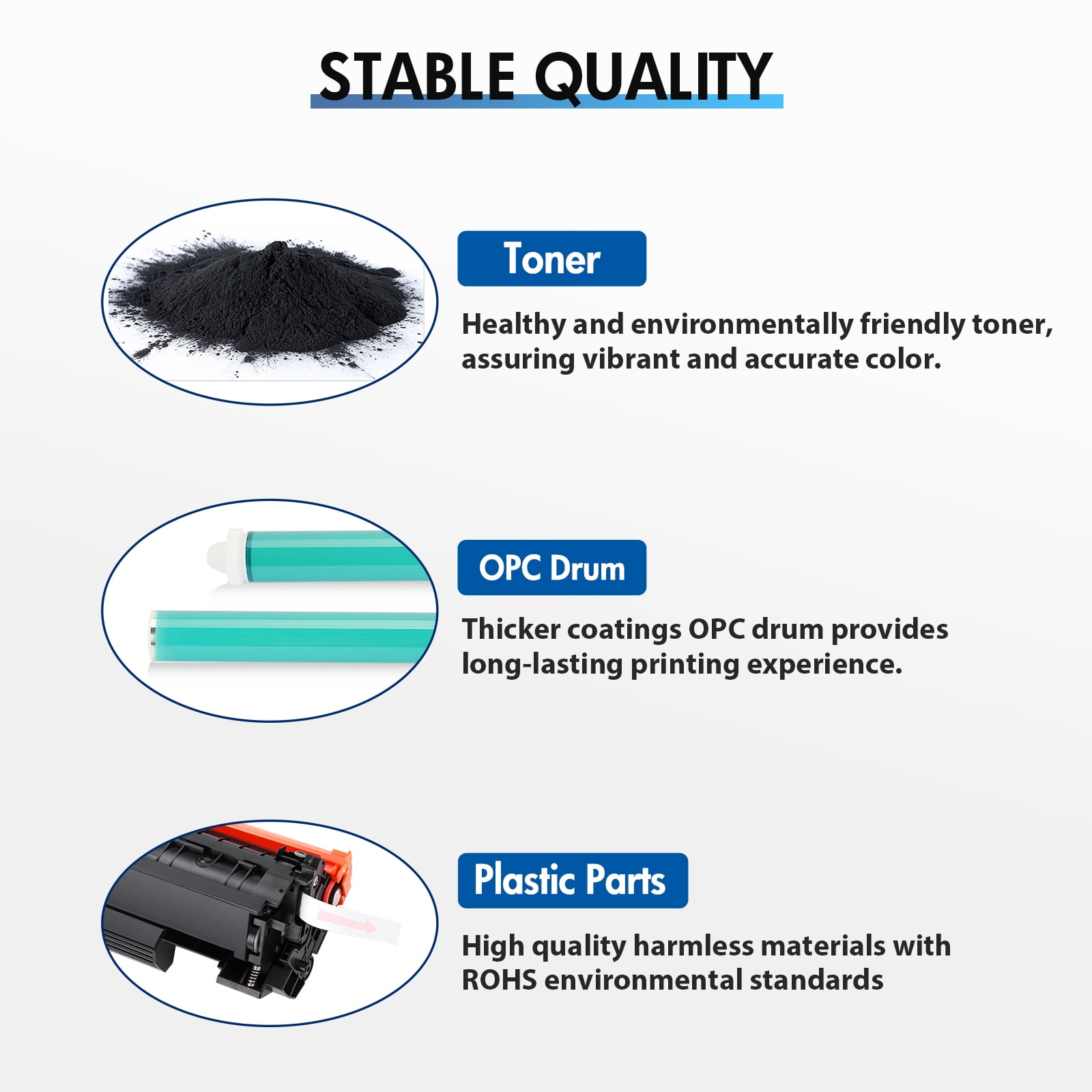 48A Toner Cartridge Compatible for HP 48A CF248A 248A Toner Cartridge Laserjet Pro M15w MFP M29w M28w M16w M31w M30w M15a M16a M28a M29a M15 M29 M28 Printer Ink (Black, 4-Pack)