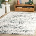 thumbnail image 2 of SAFAVIEH Fontana Darian Abstract Shag Area Rug, Ivory/Green, 9' x 12', 2 of 7