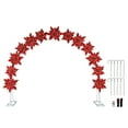 thumbnail image 3 of Mr. Christmas 8.5 ft. Illuminated Poinsettia Arch, 3 of 6