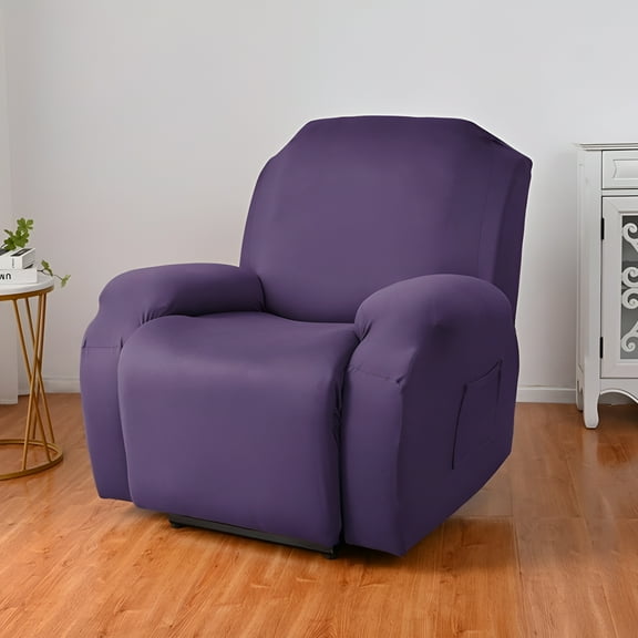 LAMIRO Stretch All-inclusive Recliner Cover Rocking Chair Cover Simple Sofa Protective Cover Thick Fabric Sofa Cover