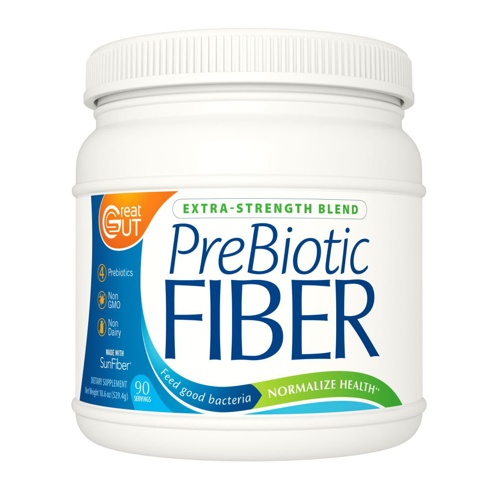 ExtraStrength Prebiotic Fiber Powder by Great Gut Balance Your Biome, Immune System Booster