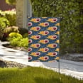 thumbnail image 4 of Wukai Burning Rugby Balls Garden Flags Double Sided Welcome Garden Yard House Flags Outside Outdoor House (Only Flag), 4 of 8
