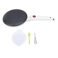 thumbnail image 1 of 20cm Non-stick Electric Crepe Maker, Automatic Temperature Control, with Long Handle, for Crepes and Omelets, 220V US Plug, 1 of 4