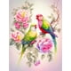 thumbnail image 1 of Birds And Flowers Art Diamond Painting Full Drills Peony Parrot Landscape Embroidery Square Round Mosaic Cross Stitch S526round 40x50cm Gao Jinjia LED, 1 of 2