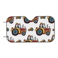 thumbnail image 7 of Haiem Cartoon Tractor Car Windshield Sun Shade - Blocks UV Rays Sun Visor Protector, Sunshade to Keep Your Vehicle Cool, Universal Fit SUV Van Sedan-Small, 7 of 7