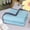 Blue, variant on Deeceymbur Striped Pattern Cooling Blanket Wrinkle Resistant Washable Quilt for Family Bedroom