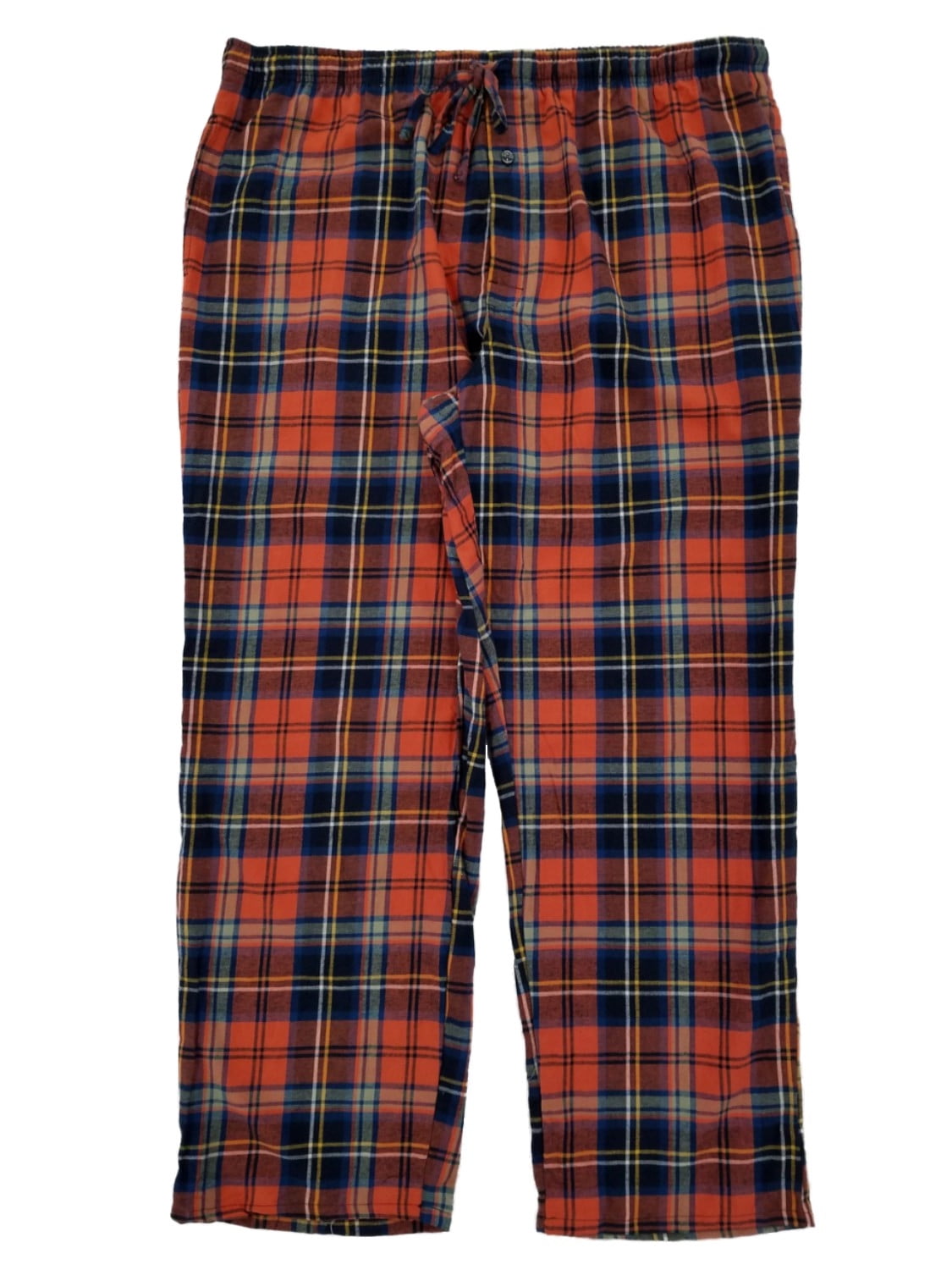 orange plaid pants