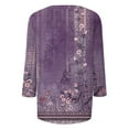 thumbnail image 5 of Women'S Blouses,Blouses for Women Casual,Women'S Tops, Tees & Blouses,Lightweight Tops & Blouses,Womens Blouse 01-Purple XL, 5 of 5