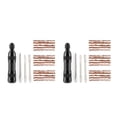 thumbnail image 2 of Greeniant Kit de reparación de neumáticos de bicicleta, taladro sin cámara, neumático de emergencia, rayas de goma, ciclismo, MTB, accesorios Negro 2piezas, 2 of 6