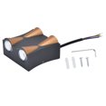 thumbnail image 1 of Lámpara de pared exterior impermeable IP65 4 LED 4W Buena disipación de calor Linterna de pared interior al aire libre para cabecera AC85?265V, 1 of 8