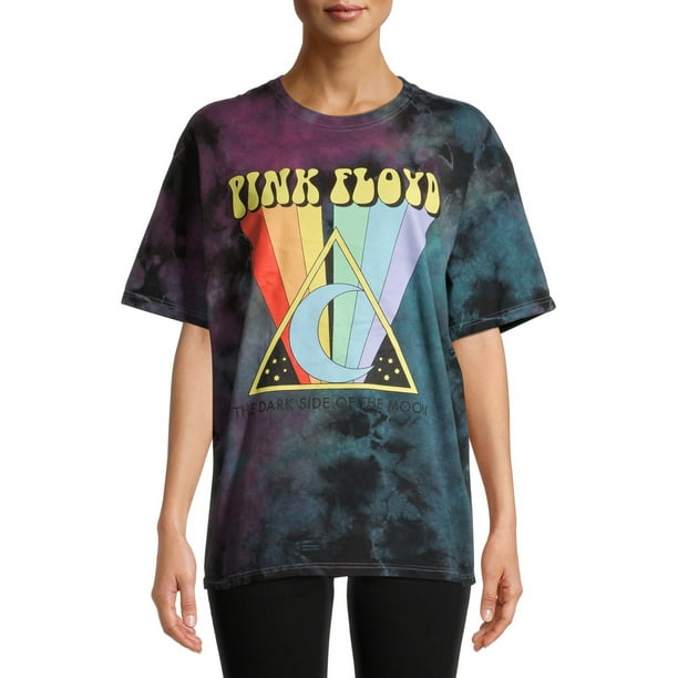 Pink Floyd Women's Rainbow Tie Dye Short Sleeve Graphic T-Shirt - Walmart.com Pink Floyd Women'S Rainbow Tie Dye Short Sleeve Graphic T-Shirt - Walmart.Com