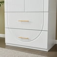 thumbnail image 4 of Idealcabin Freestanding Wardrobe Armoire With Drawers, Bedroom Wardrobe Closet for Hanging Clothes, Wood Cabinet with Shelves, 4 of 8