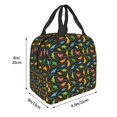 thumbnail image 3 of Disketp Cartoon Dino Bolsa Térmica para Almuerzo para Hombre y Mujer, Ideal para Trabajo, Senderismo y Picnic, 3 of 8