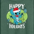 thumbnail image 3 of Lilo & Stitch - Happy Holidays - Women's Lightweight French Terry Long Sleeve Shirt, 3 of 5