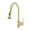 thumbnail image 4 of Nouvet Single Handle, Pull-Down Kitchen Faucet in Brushed Gold, 4 of 11
