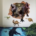 thumbnail image 5 of Yeetfub 3d Peel And Stick Clearance Cartoon Broken Wall Dinosaur Living Room Bedroom Home Background Wall Decoration Sticker, 5 of 7