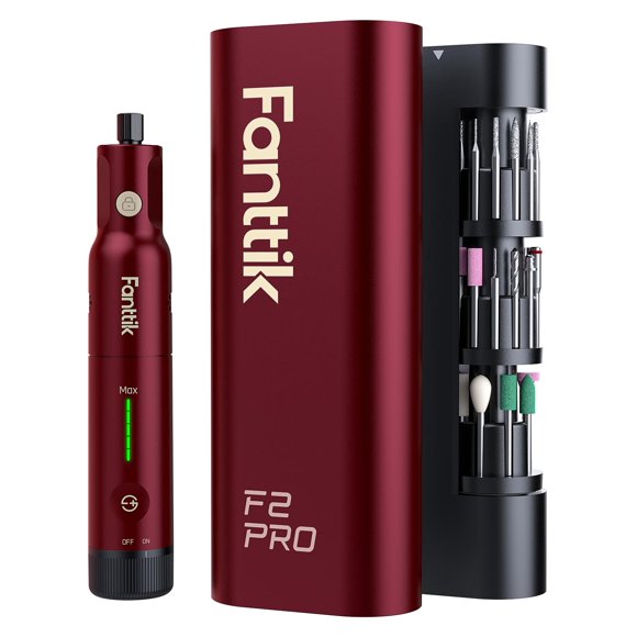 Kit de herramienta rotativa inalámbrica Fanttik F2 PRO de 5 velocidades y 25.000 RPM