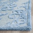 thumbnail image 3 of SAFAVIEH Bella Galena Damask Vines Wool Area Rug, Blue, 2' x 3', 3 of 6