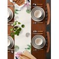 thumbnail image 5 of Table Runner 36 Inch Long - Summer Pink FlamingosDecorative Table Scarf,Tropical Plants Palm LeafDining Table Runners for Wedding Party Kitchen Dining Tables, 5 of 7