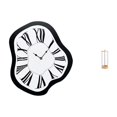 thumbnail image 1 of Reloj De Pared Acrílico De Lujo Con Efecto Fundido, Organizador De Pajitas Transparente, Diseño Creativo Y Distorsionado, Y Soporte Para Pajitas Reutilizables, Ideal Para Bares Y Tiendas., 1 of 8