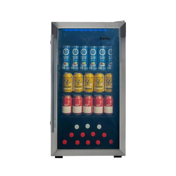Danby DBC117A2BSSDD-6 3.1 cu. ft. Free-Standing Beverage Center in Stainless Steel
