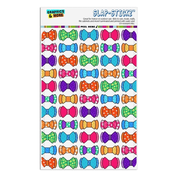 Girly Cute Colorful Bows Pattern Home Business Office Sign
