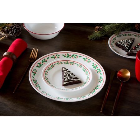 Corelle Livingware 16-Piece Dinnerware Set, Winter Holly - Walmart.com Corelle Livingware 16-Piece Dinnerware Set, Winter Holly - Walmart.com
