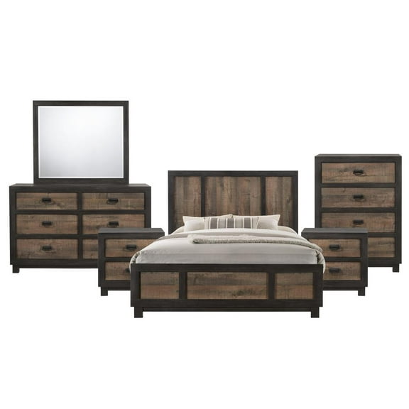 Picket House Furnishings Harrison 6 Piece Queen Panel Bedroom Set
